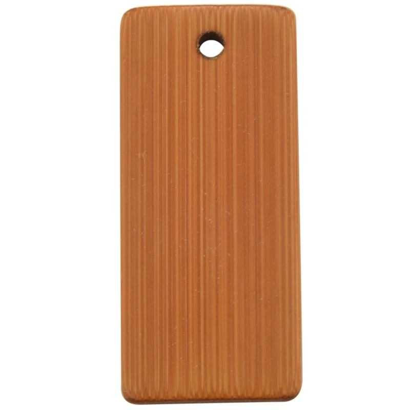 

Подарочная бирка из бамбука без рисунка, упаковка 50 дюймов, 4,5X2 см, Бамбуковая бирка с именем, подвесные этикетки, ручная работа, винно-красны...