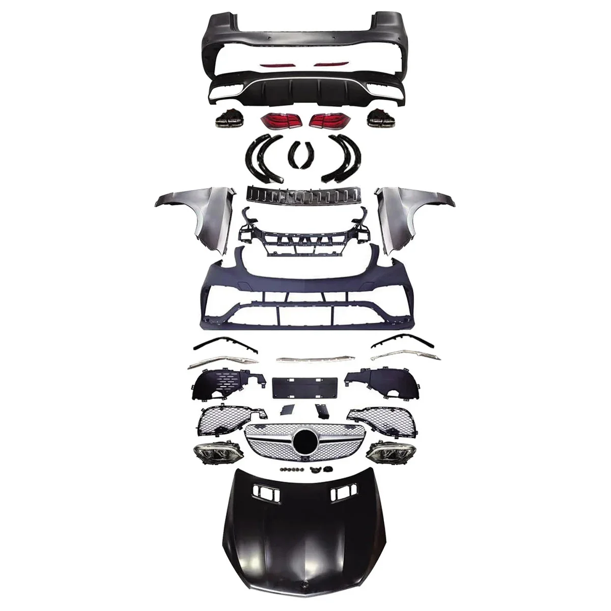 Кузов для автостайлинга в сборе Benz M-Class кузов 2012-2015 модифицированный до GLE W166 AMG 63