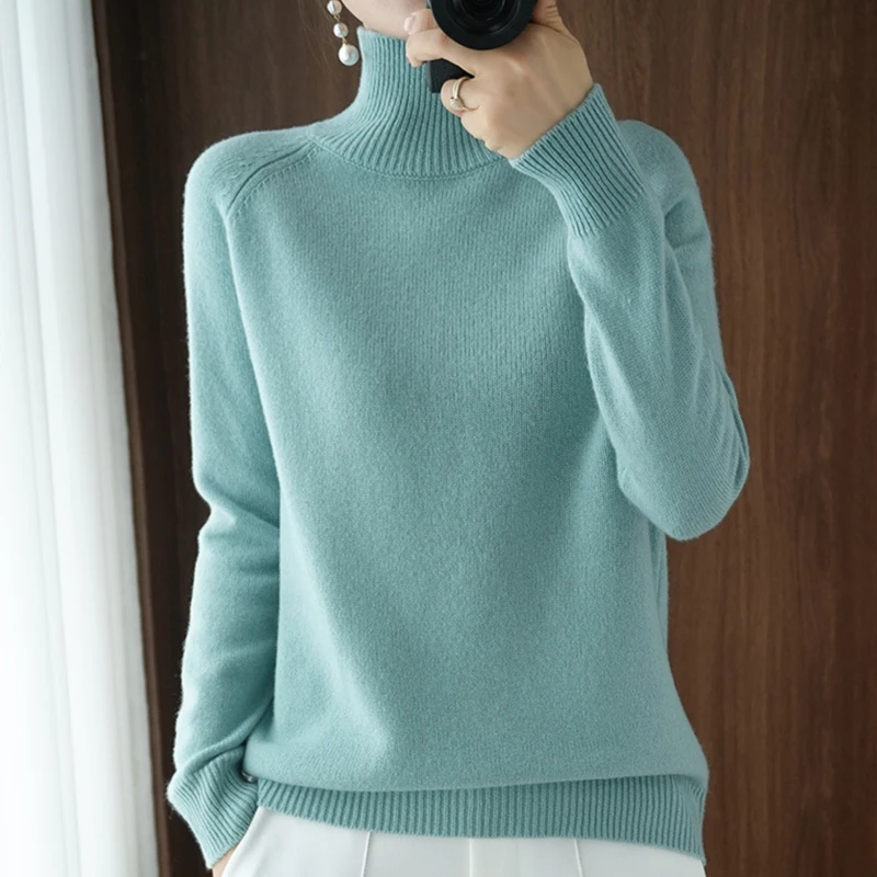 

Теплый свитер, Женская водолазка, зимняя белая Женская водолазка, Дамский кашемировый свитер, пуловер, женские свитера