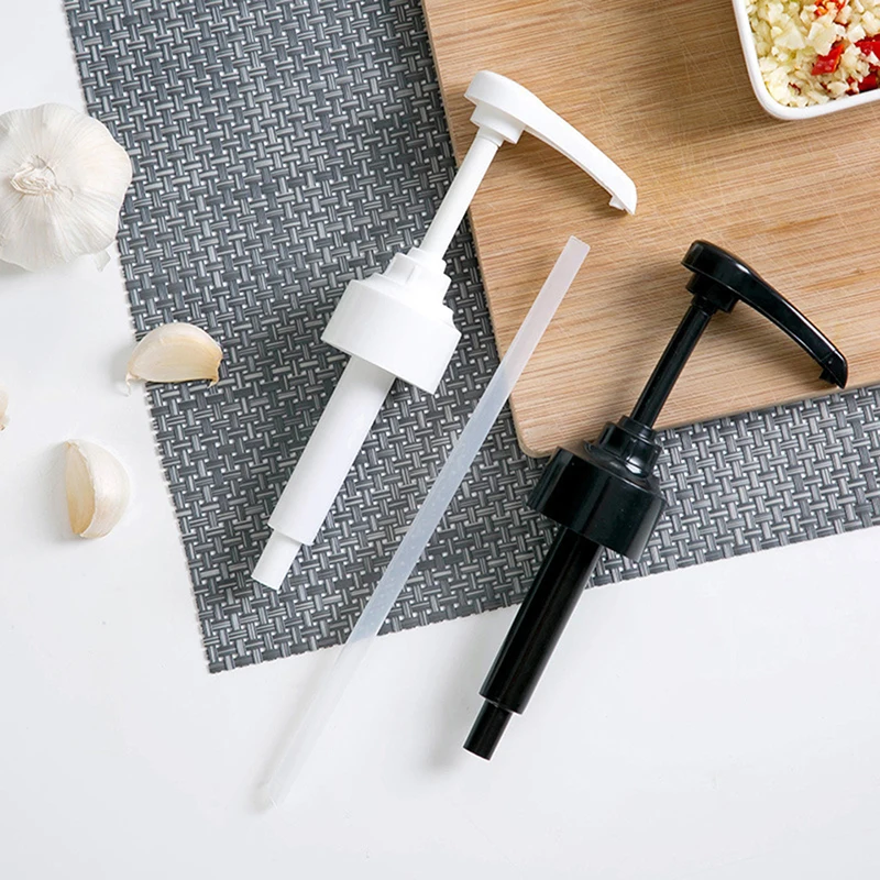 

1PC Syrup Pumps Dispenser Replacement Sauce Pressure Nozzle Bottle Pump Containers for Coffee Kitchen Seasoning Liquid