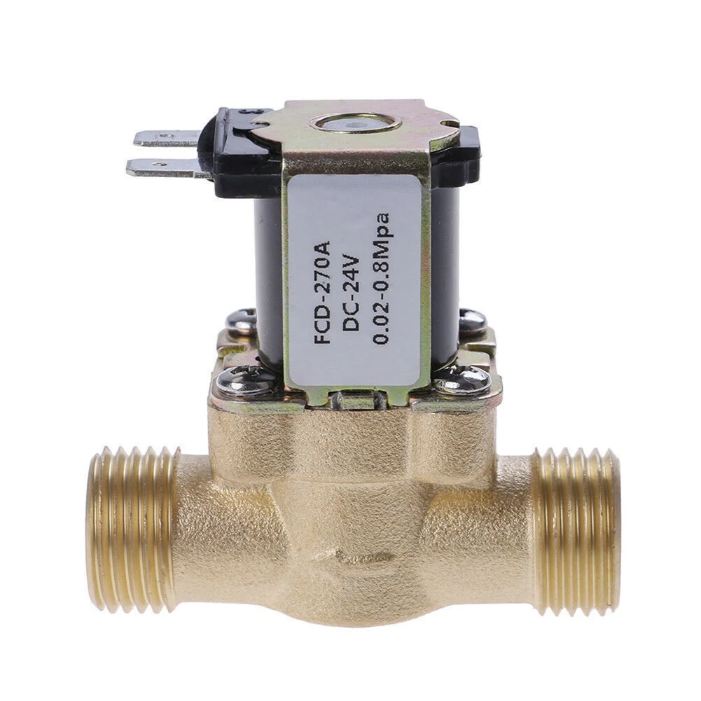 

1PC G1/2Inch Brass Electric Solenoid Valve for Solar Water Heater( DC24V)
