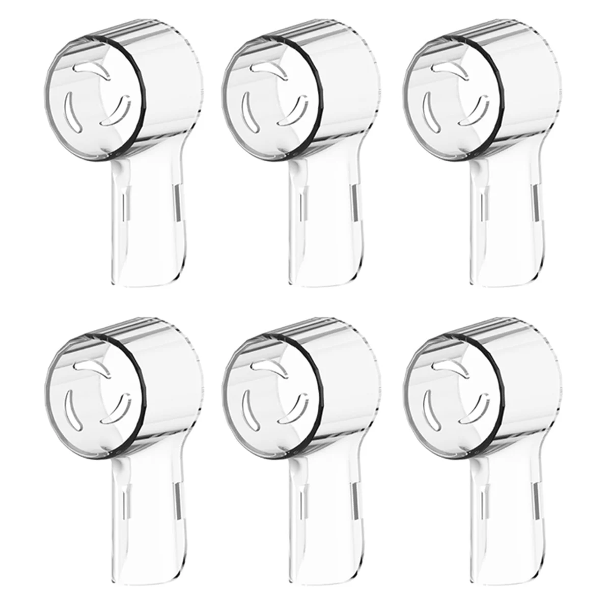 Комплект из 6 насадок для зубных щеток пылезащитный чехол совместимый с Oral B