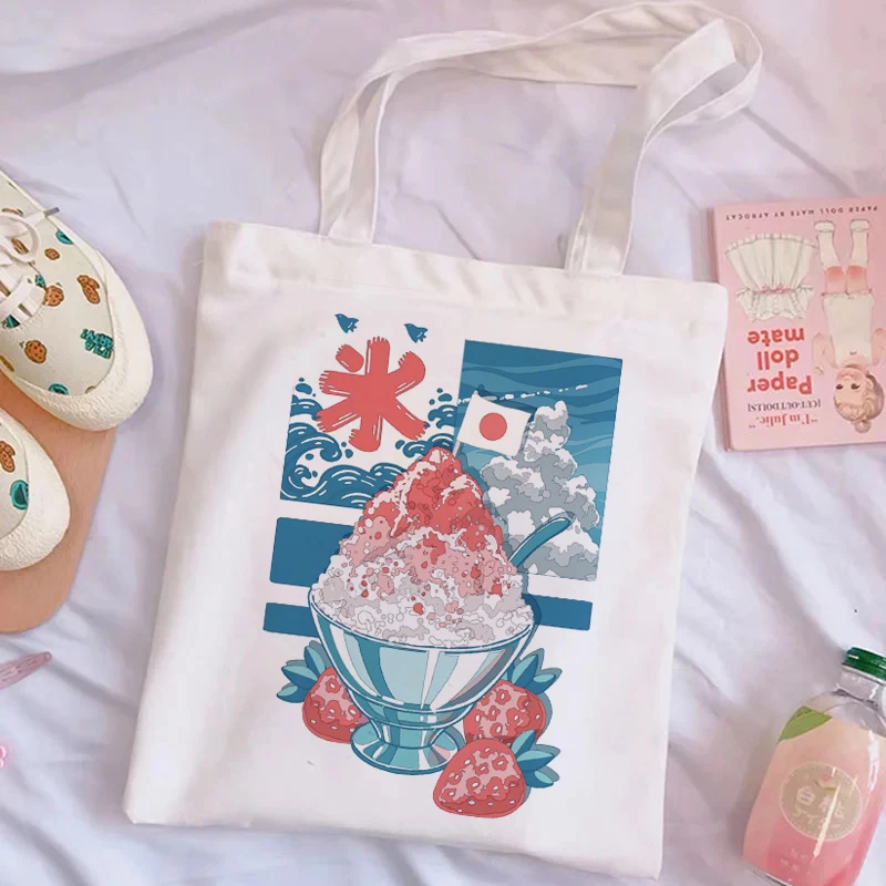 Симпатичная забавная дамская сумка для покупок с принтом в виде бутылки напитков