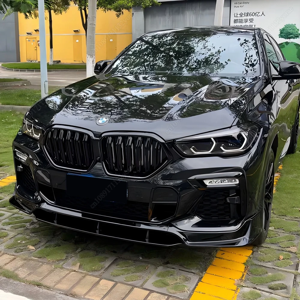 4 шт. для BMW X6 G06 M-Sport 30d 40i 40d 45e M50i M50d 2019-2023 автомобильный передний бампер сплиттер