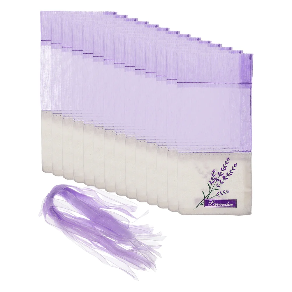 

50 Pcs Lavender Bags Empty Sachets Perfume Drawstring Cotton Decorative Pouch Storage