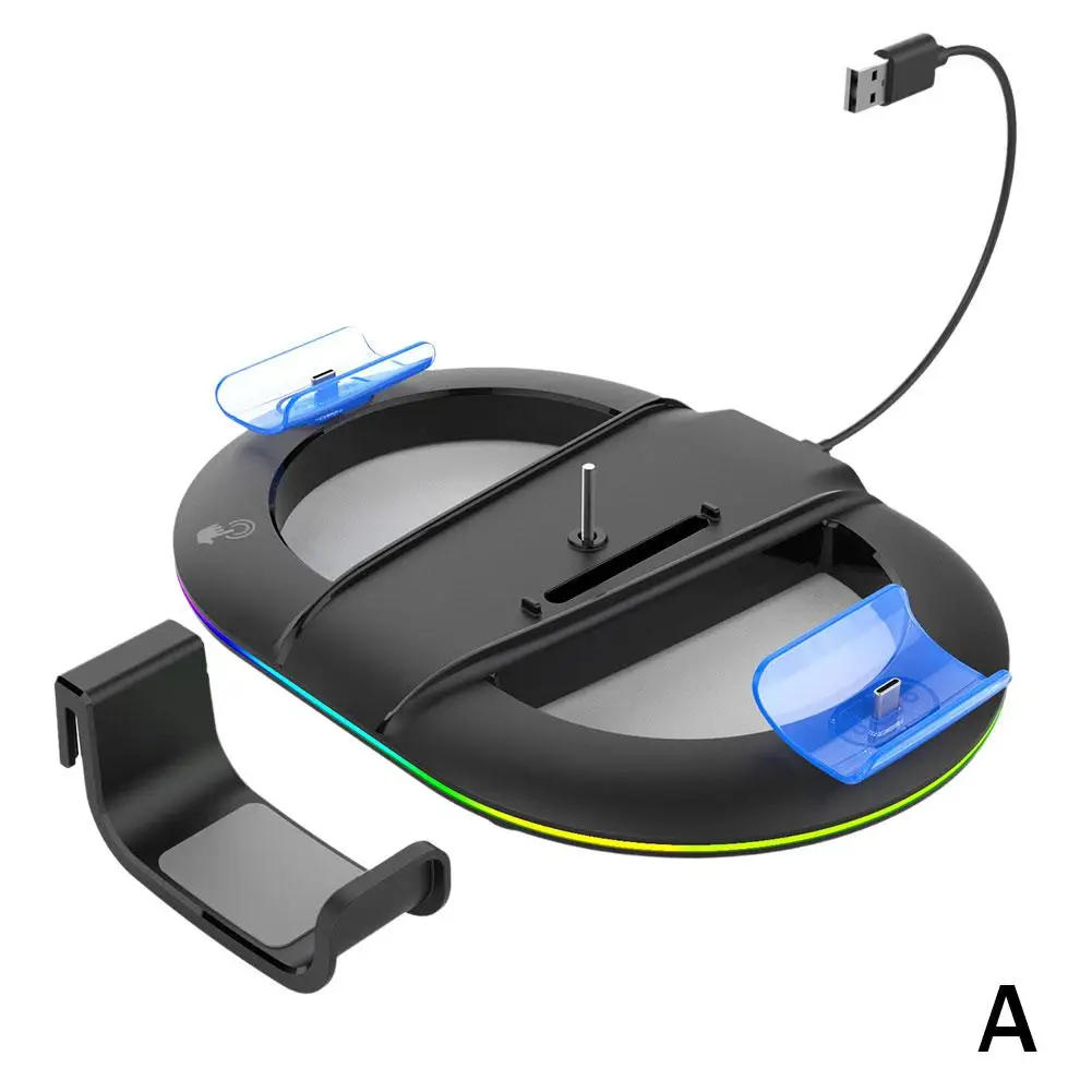 Вертикальная игровая зарядная док-станция для PS5 тонкая консоль нескользящая