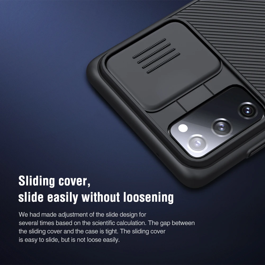 NILLKIN Slide Camera Lens Protection Cases For Samsung S20 FE S21 Ultra Plus Note 20 Ultra Slide Protect Cover
