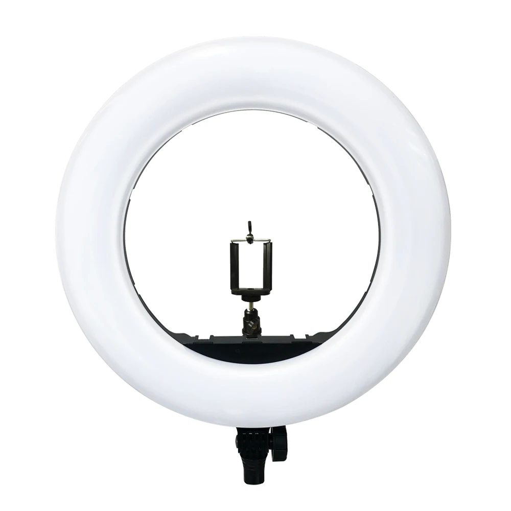 

Кольцевая светодиодный ная лампа Yidoblo для фотостудии, телефона, видео, 18 дюймов, 240 шт., кольцевая лампа теплого и холодного цвета + штатив + су...
