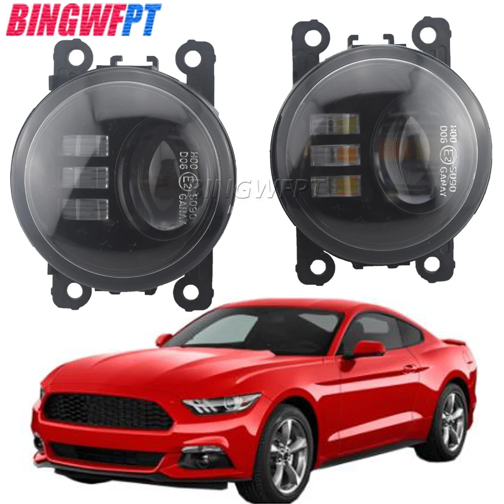 

Автомобильный передний бампер, противотуманные светодиодсветодиодный фары в сборе, дневные ходовые огни DRL H11 12 В, противотуманные фары, про...