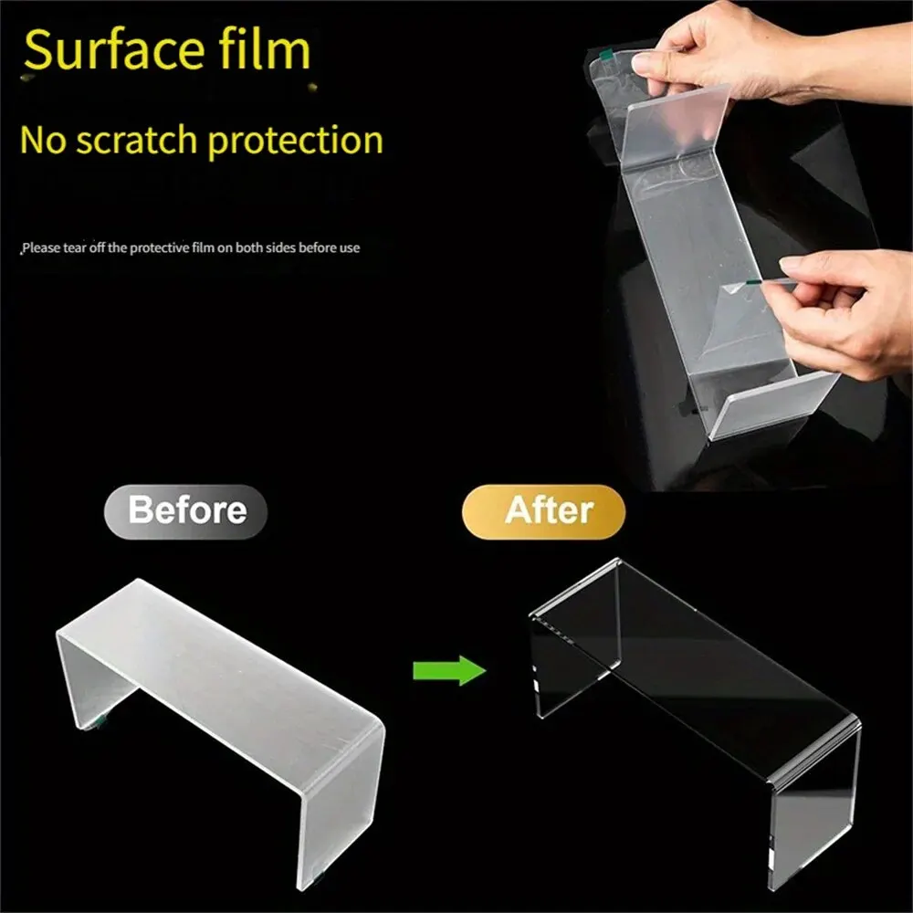 Набор акриловых лотков для файлов из 3 предметов прозрачные настольные