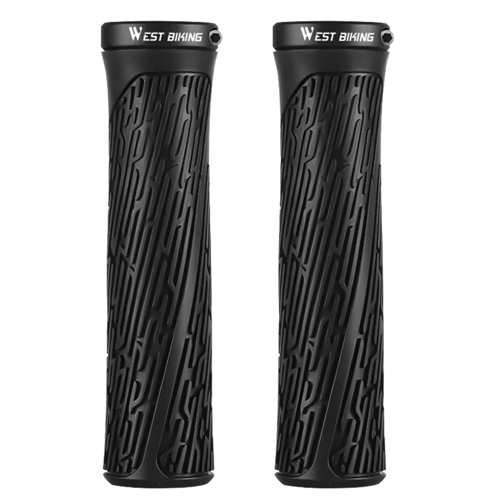 

1 Pair of Anti-skid Handle Grips Replacement Bike Grips Silicone Cycling Grips for Riding