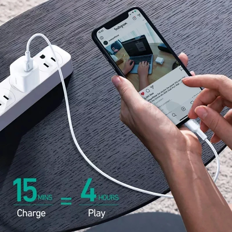 AUKEY PA-B1 20 Вт EU/US Type-C для телефона PD зарядное устройство адаптер настенное