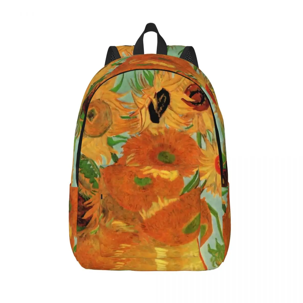 

Vase With Sunflowers Backpack Vincent van Gogh Trekking Backpacks Male Designer Soft School Bags Funny Rucksack