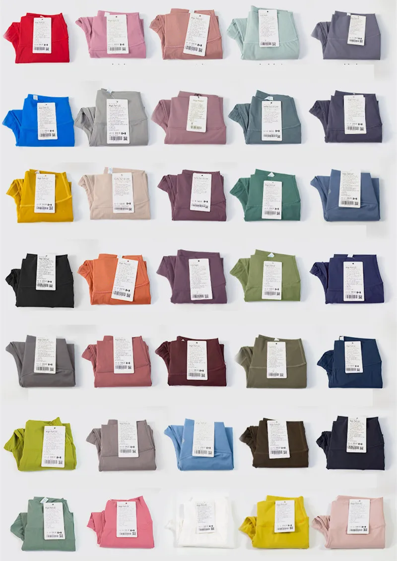 

Однотонные женские леггинсы для фитнеса 25 дюймов с высокой талией и логотипом