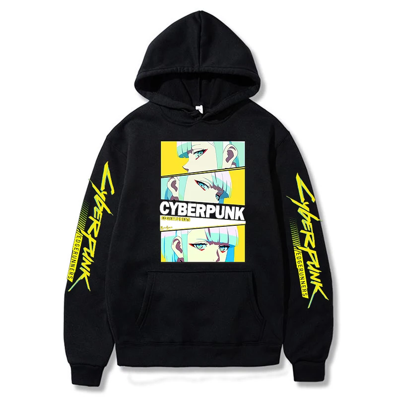 

Men Hoodi Vintage Anime Cyberpunk Edgerunners Hoodies Women Lucy Eyes Hoodie Spring Autumn Sweatshirt Boy y2k Clothes