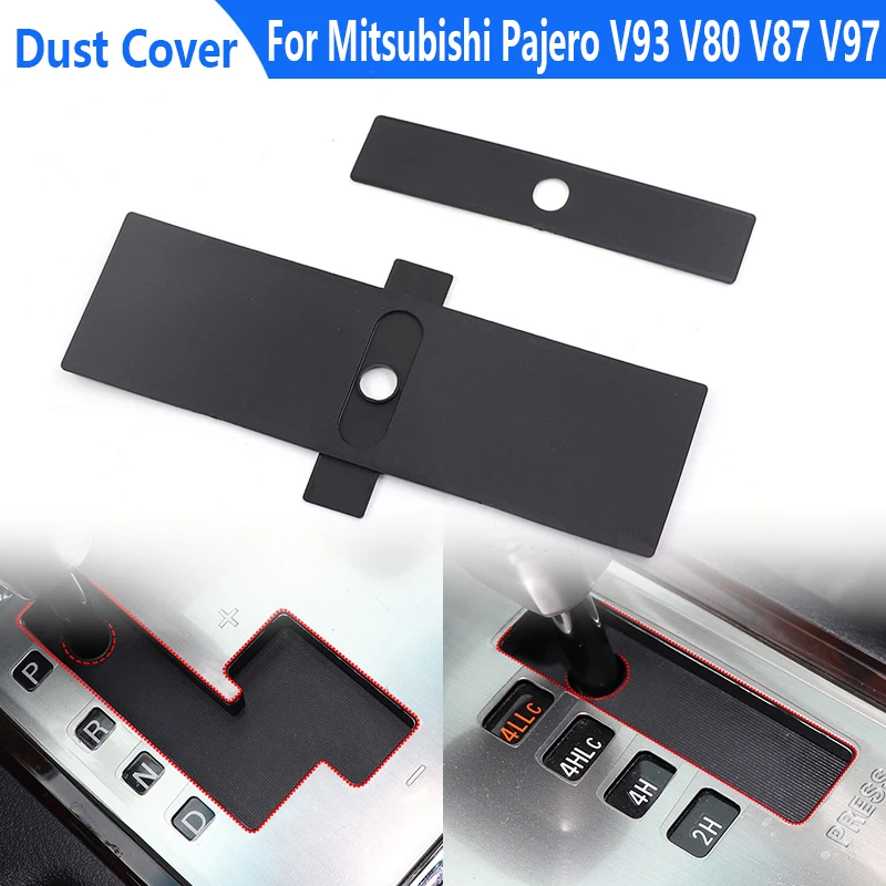 For Mitsubishi Pajero V93 V80 V87 V97 For Montero V73 V77 Car Shift Panel Dust Cover Shift Lever Panel Trim Strip Accessories