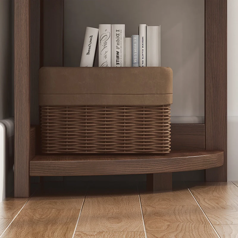 Деревянная угловая книжная полка полки для хранения органайзер гостиной