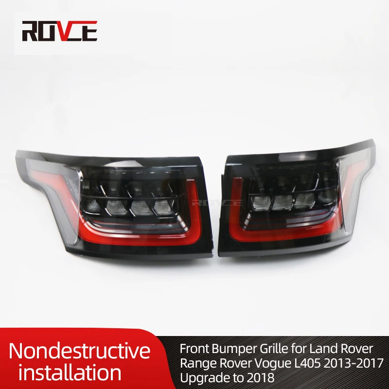 ROVCE Car Light Tail Brake Lights For Land Rover Range Rover Sport 4-17 L494 Tuning Parts Headlight Rear Lamp Body Kit Styling