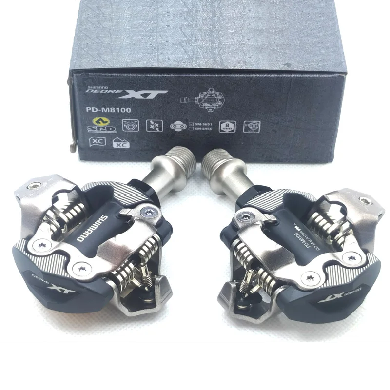 Original  PD M520 M540 M8000 M8020 M8100 MTB mountain bike bicycle pedals cycle self-locking lock pedal deore XT pedals images - 6