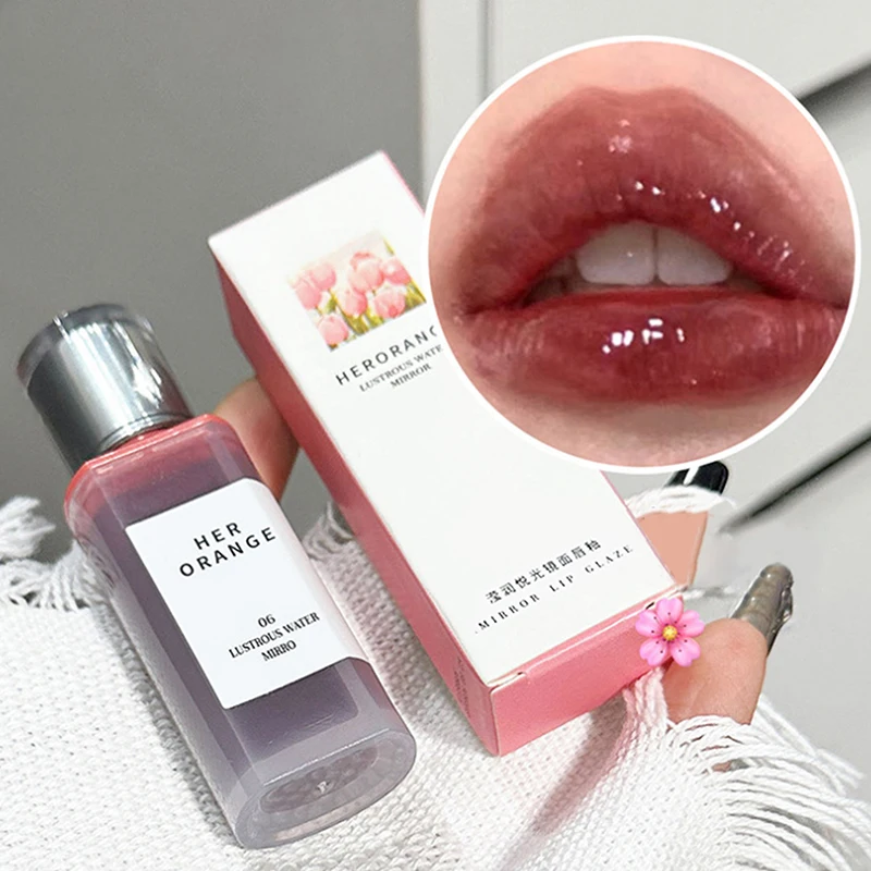 Фото Лак для губ HERORANGE Crystal Gloss: Стойкое увлажнение, нелипкий эффект, стеклянный блеск. Подарок. №3