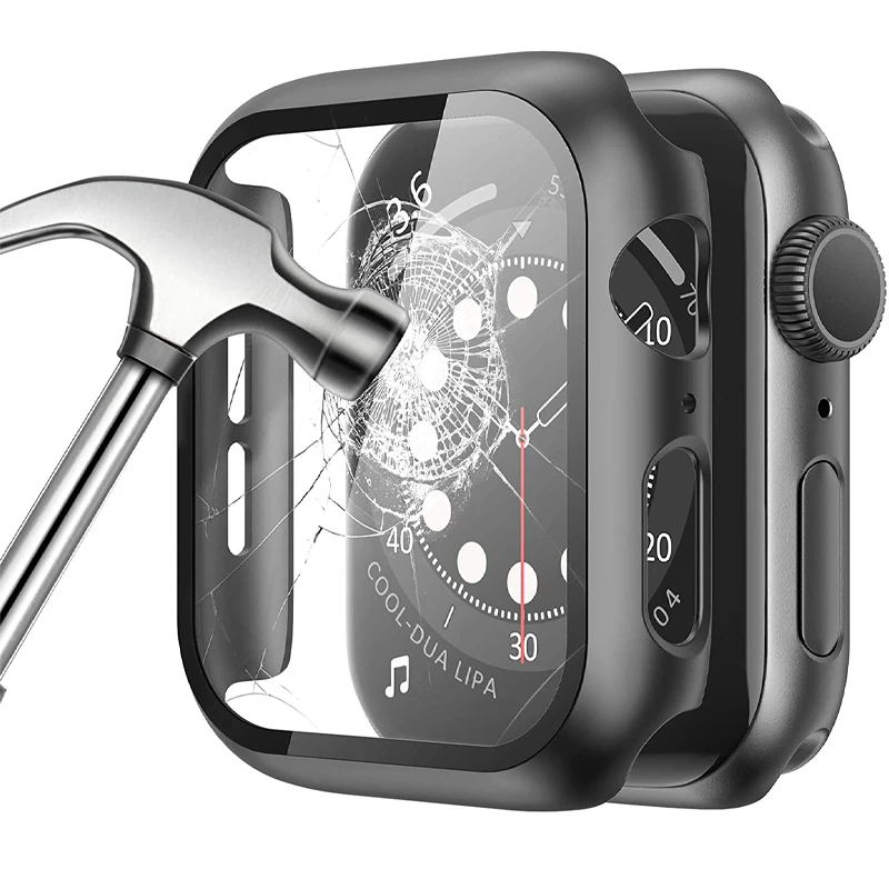 Стальная пленка защитный чехол для Apple Watch 41 мм 45 38 40 экрана Iwatch серии 7 SE 6 5 4 3 2 1 42 44 |
