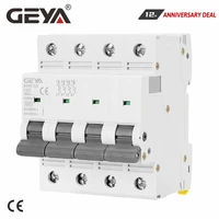 geya gym9 125 4 pole ac electrical circuit breaker 80a 100a 125a 4p width 71 2mm 400v 6ka