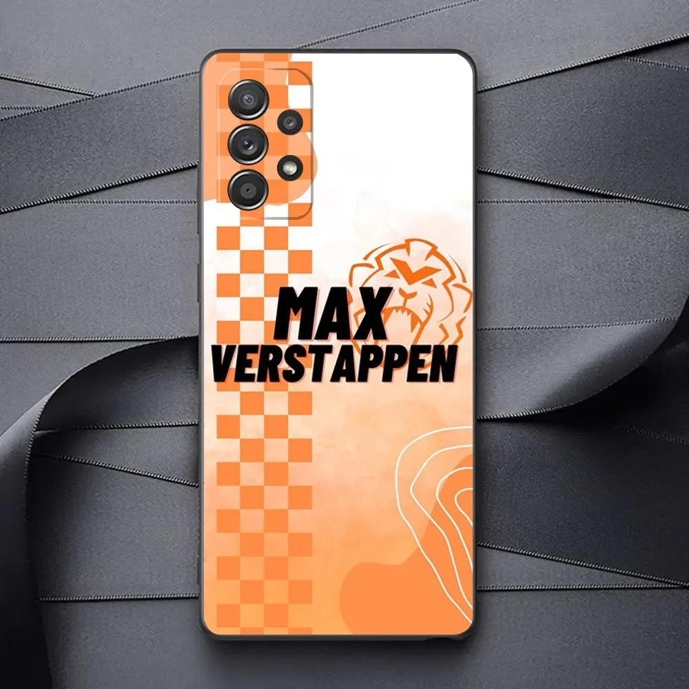 Чехол для телефона F1 Formula 1 M-Max V-Verstappen Samsung Galaxy A13 A21s A22 A31 A32 A52 A53 A71 A80 A91 Мягкий черный