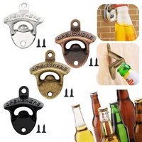 vintage wall mounted wine beer bottle opener tool keyring bar drinking kitchen hanging open corkscrew kitchen gadget