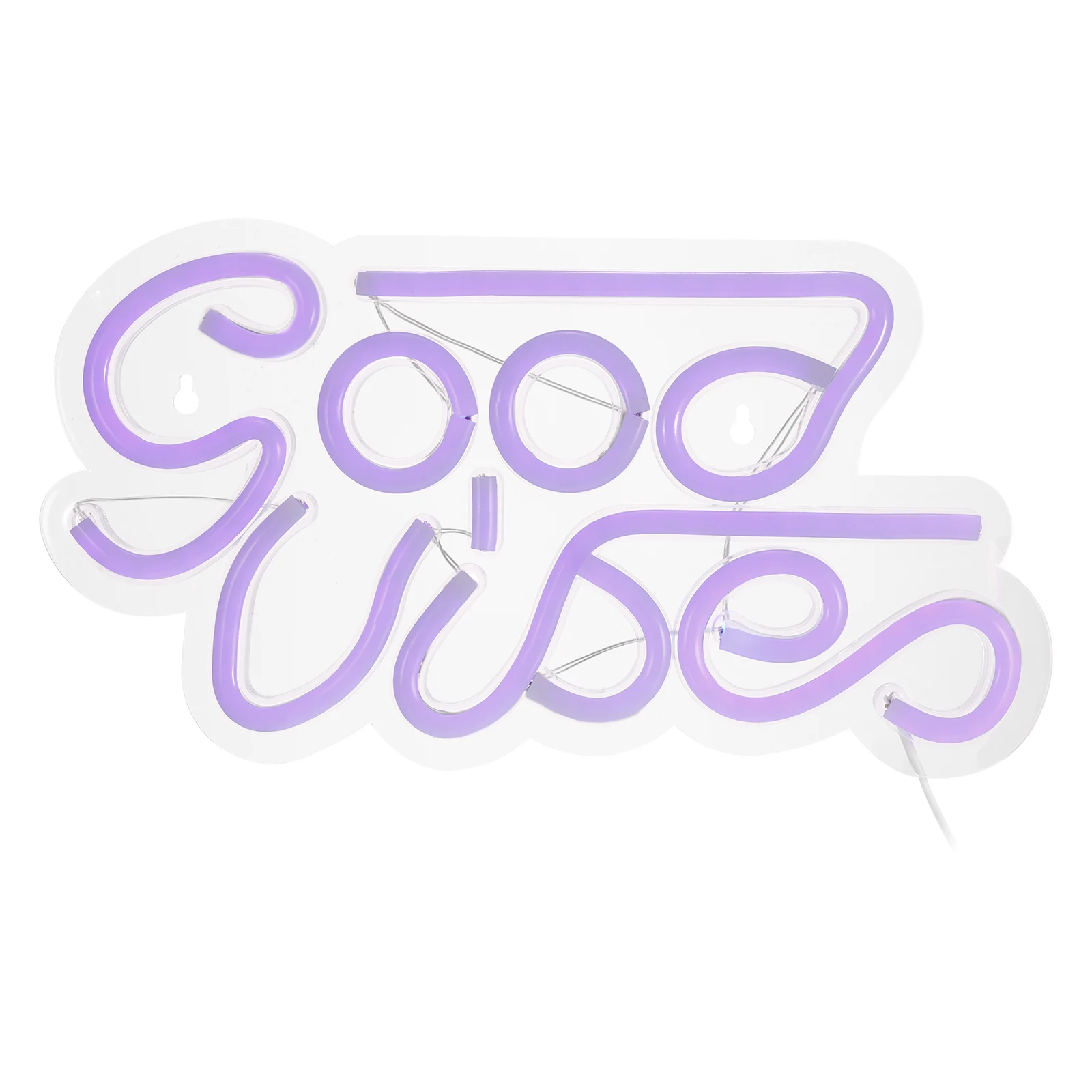 

Светодиодсветодиодный неоновые вывески Good Vibes, Декор, ночник, неоновый свет, акриловая доска Goodvibes, настенное украшение для бара, игровой ком...