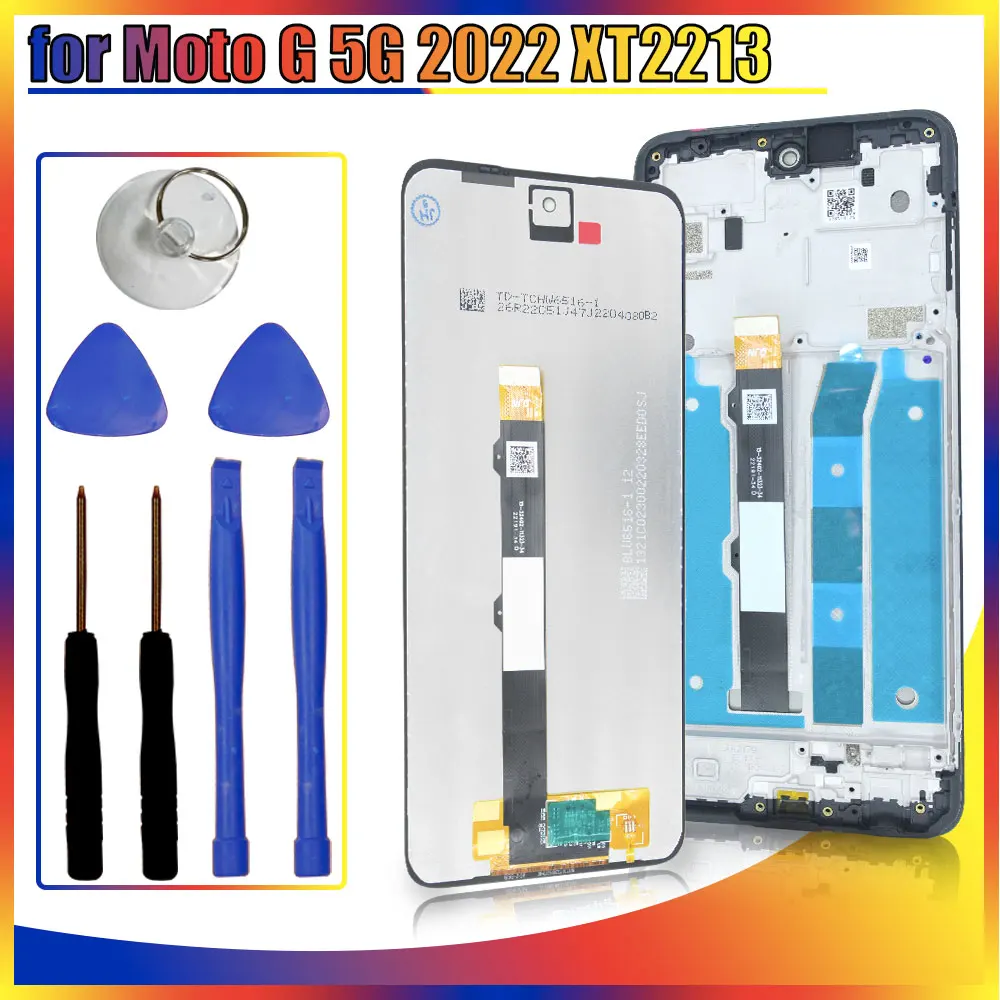 6 7-дюймовый новый ЖК-дисплей для Motorola Moto G 5G 2022 XT2213 дигитайзер сенсорного экрана