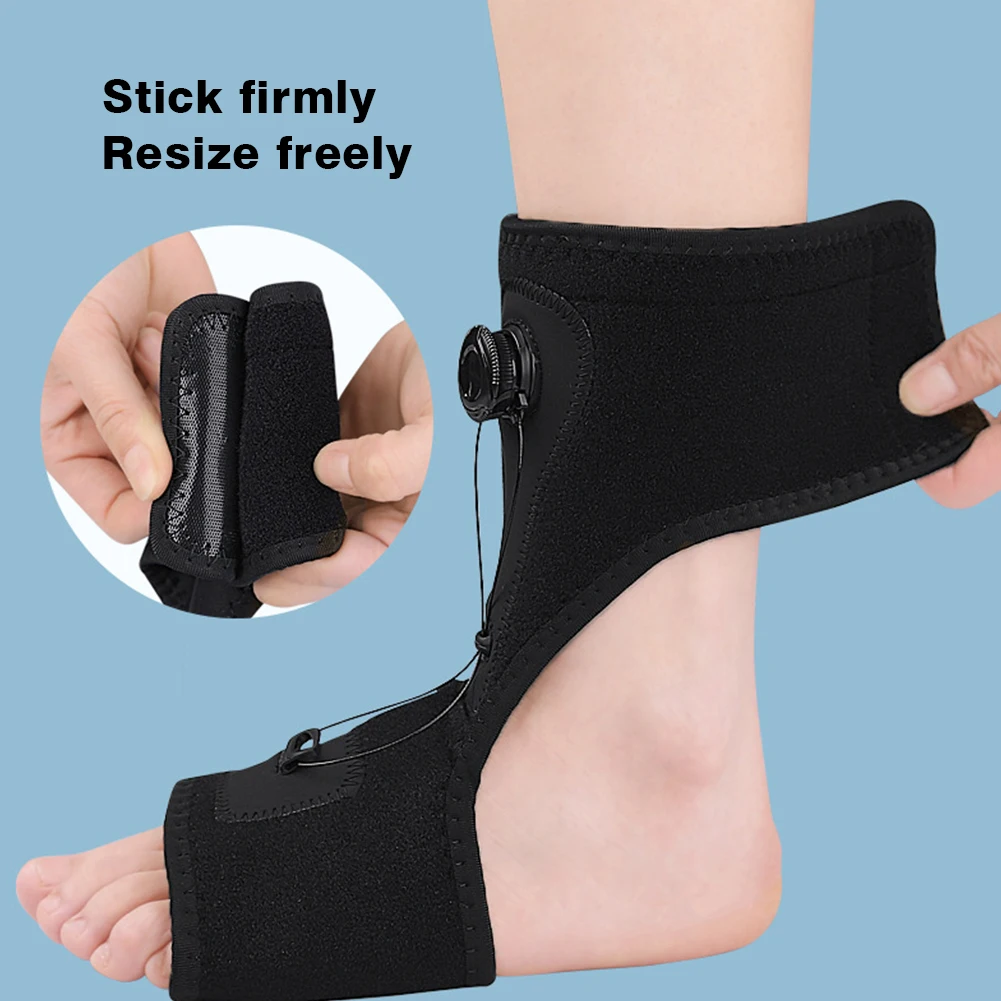 

1pc Foot Drop Correction Brace Adjustable Plantar Fasciitis Night Splint One Size Men Women for Foot Postoperative Recovery