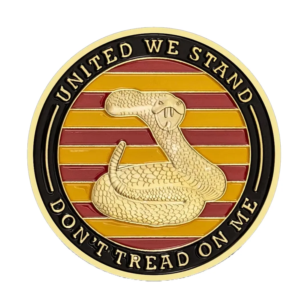 

Коллекционная позолоченная монета United We Stand Liberty Bell