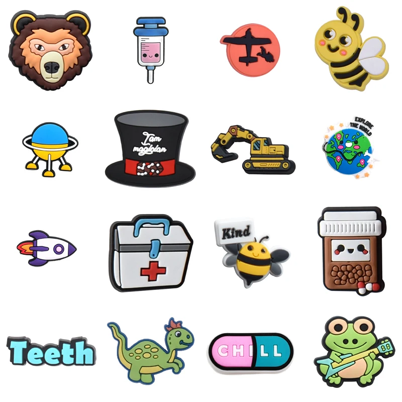 

Para Pins Decorations for Crocs Girl Shoe Charms Wholesale Bulk Shoes Accessories Men Set Jeans Gifts Kids Boy Packs Women Charm