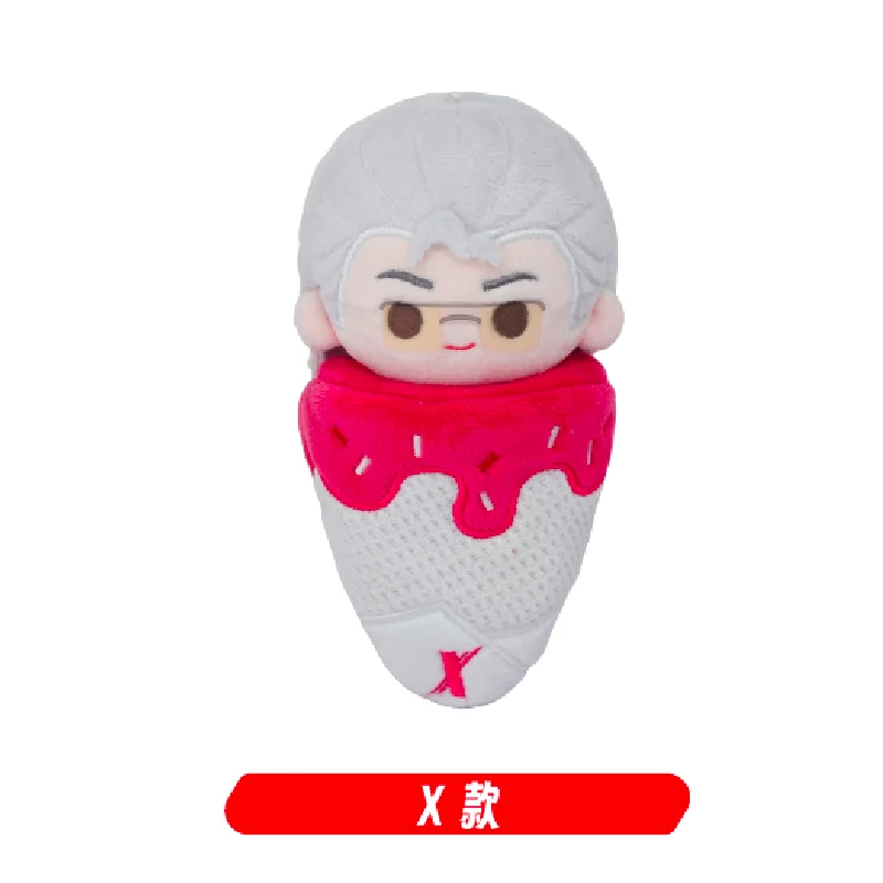 Фото Новый оригинальный плюшевый брелок для ключей серии Be Hero X Ice Cream Lin Ling Queen Lucky Qing, подвеска для косплея, брелок для ключей Maumet, кукольный подарок №3