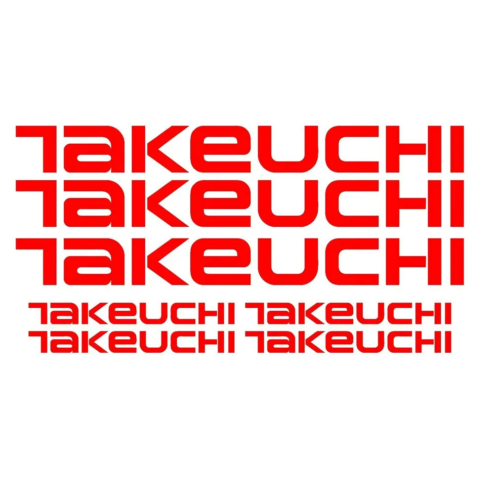 Набор наклеек для экскаватора-Экскаватора TAKEUCHI 7