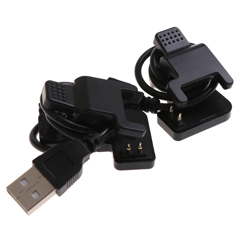 

New TW64 68 for Smart Watch Universal USB Charging Cable Charger Clip Black