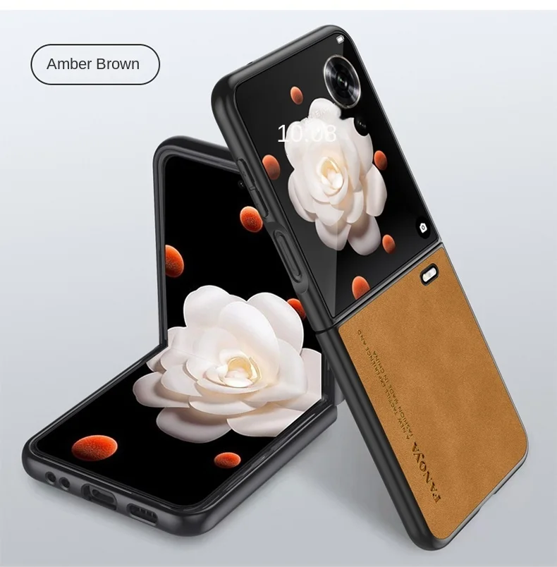 Флип-чехол для Honor Magic V роскошный кожаный матовый складной чехол телефона легкая