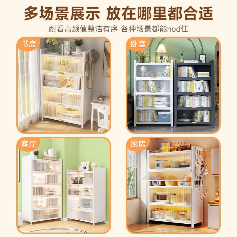 Shelves Bookcase Room Organizer Storage Shelf Book Racks Stroller Repisas Flotantantes Pared Home Furniture