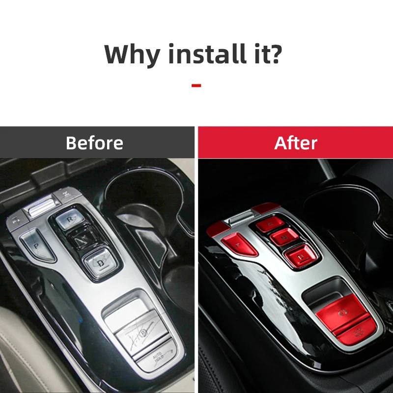 Алюминиевая накладка на кнопку автоматического тормоза ESP для автомобиля Hyundai Tucson NX4 2021 2022 2023.