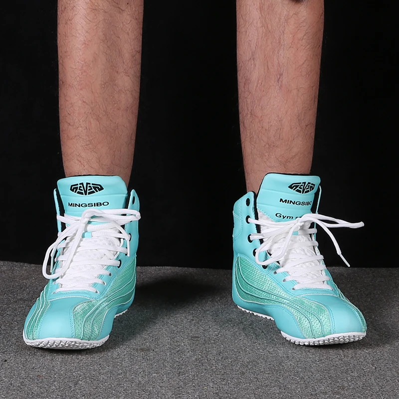 2023 Professional Men's Wrestling Boxing Shoes Fitness Comfortable Wrestling Training Shoes Men's Squat Competition Boxing Shoes