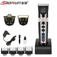 baorun p9 professional pet hair trimmer electrical animals grooming clipper rechargeable carving haircut machine