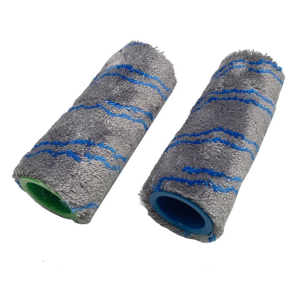 

Platen Roller 2pcs Cleaner Gray+Blue Hard Floor Integrated Kit Microfiber Stone Tiles 150*60MM For Karcher FC 7