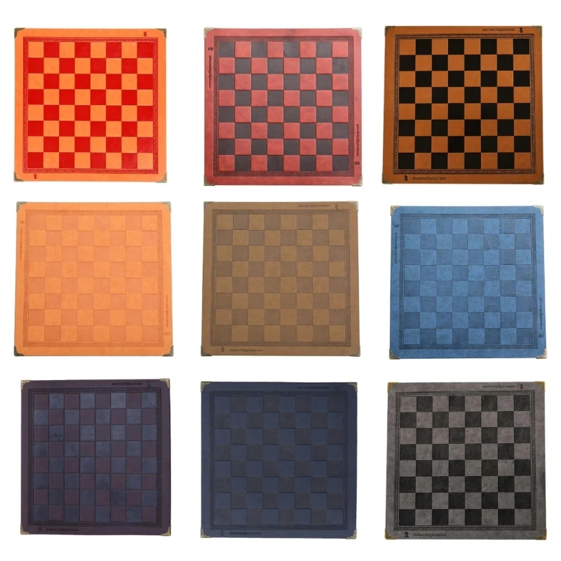 

H58D Chess Board Games Mat Checker Chessboard Roll Up Chess Board for Adult Kid Toy