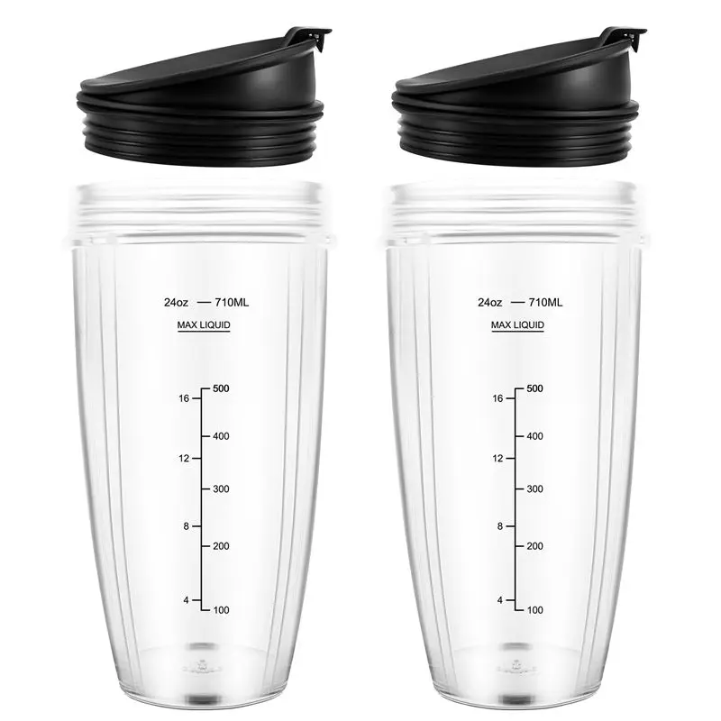 Фото Сменные стаканы A84G-24OZ, совместимые с блендерами Ninja Nutri BN401, BN701, SS101, BN400, BN800, BN801 №5