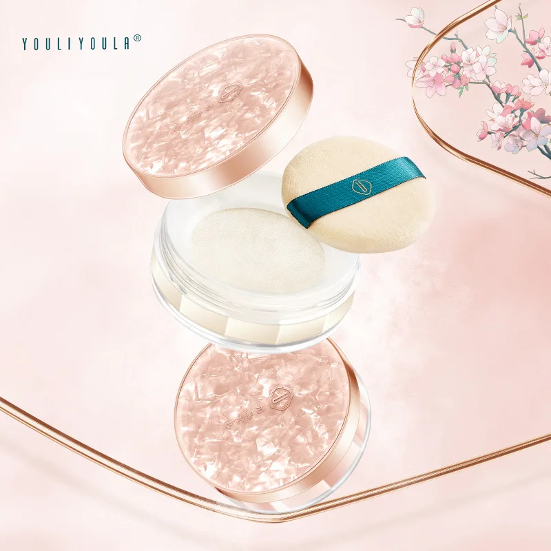 

YOULIYOULA Fixing Loose Powder Lasting Oil Control Waterproof Natural Concealer Invisible Pores Not Easy To take Off Makeup