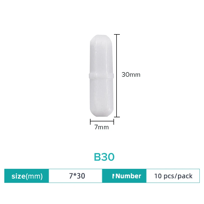 JOANLAB Магнитные мешалки из ПТФЭ 10 шт.