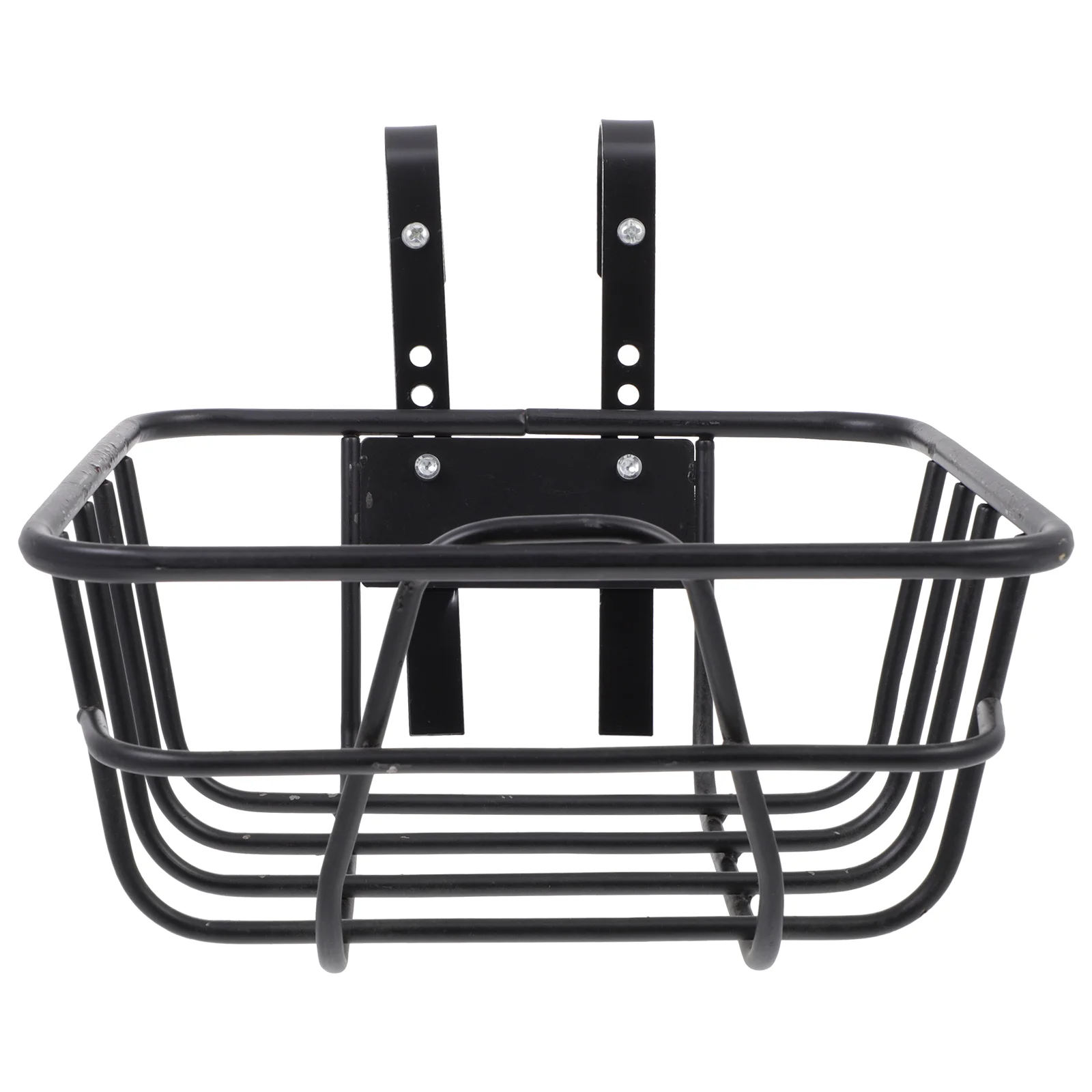 

Black Metal Basket Bicycle Multi-function Bike Storage Cycling Multifunctional Handlebar Practical Child