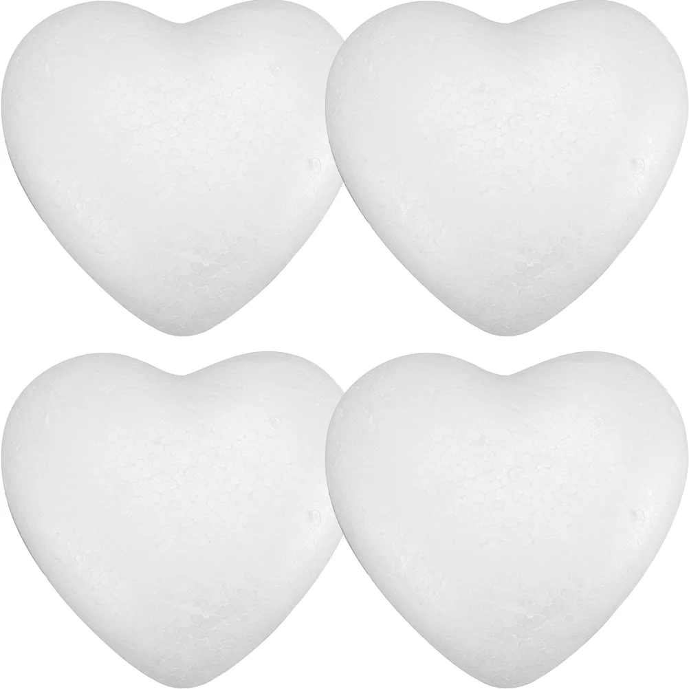 

4Pcs Craft Foam Hearts Flower Arrangements Foam Hearts Wedding Valentine Decoration