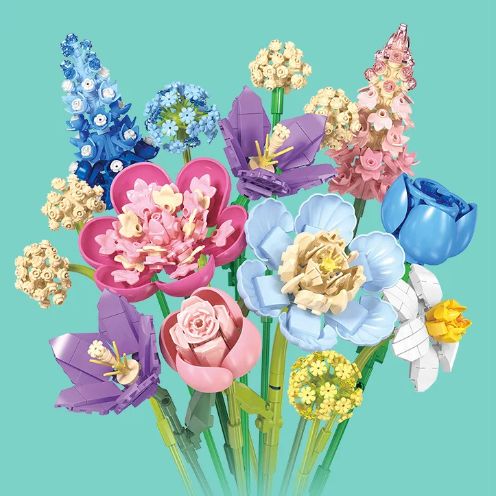 Jiexing JJ9092 имитация цветочной композиции украшение для рабочего стола мелкие