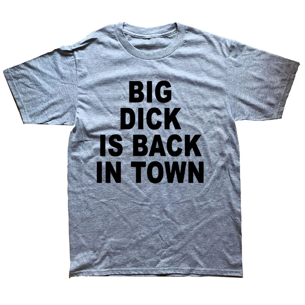 

I'm Shy but I Have a Big Dick T Shirt Funny Birthday Gift for Best Friend Husband Men Cotton Oversized O-neck Streetwear